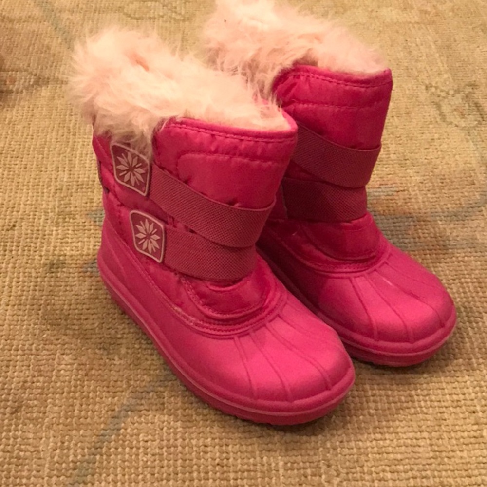 Pink Snow Boots